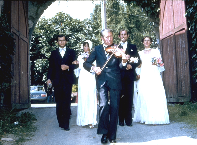 Alfred Talon au violon - 1978
